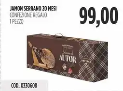 Carico Cash & Carry Jamon serrano 20 mesi confezione regalo offerta