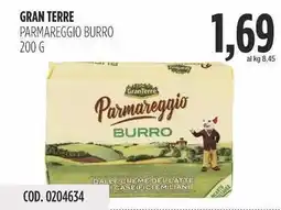 Carico Cash & Carry Gran terre parmareggio burro offerta
