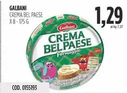 Carico Cash & Carry Galbani crema bel paese offerta