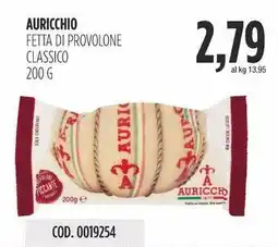 Carico Cash & Carry Auricchio fetta di provolone classico offerta