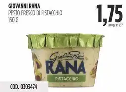 Carico Cash & Carry Giovanni rana pesto fresco di pistacchio offerta