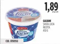 Carico Cash & Carry Galbani santa lucia ricotta offerta