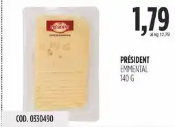 Carico Cash & Carry Président emmental offerta