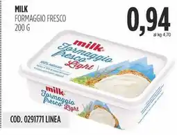 Carico Cash & Carry Milk formaggio fresco offerta