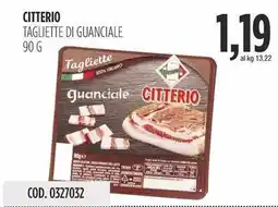 Carico Cash & Carry Citterio tagliette di guanciale offerta