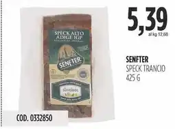 Carico Cash & Carry Senfter speck trancio offerta