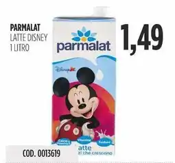 Carico Cash & Carry Parmalat latte disney offerta