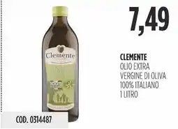 Carico Cash & Carry Clemente olio extra vergine di oliva 100% italiano offerta
