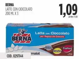 Carico Cash & Carry Berna latte con cioccolato offerta