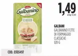 Carico Cash & Carry Galbani galbanino fette di formaggio classiche offerta