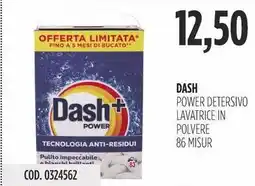 Carico Cash & Carry Dash power detersivo lavatrice in polvere offerta
