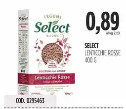 Carico Cash & Carry Select lenticchie rosse offerta