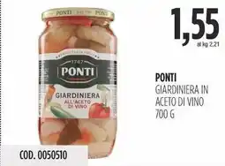 Carico Cash & Carry Ponti giardiniera in aceto di vino offerta