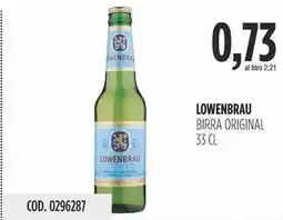 Carico Cash & Carry Lowenbrau birra original offerta