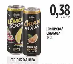 Carico Cash & Carry Lemonsoda/ oransoda offerta