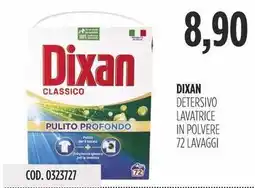 Carico Cash & Carry Dixan detersivo lavatrice in polvere offerta