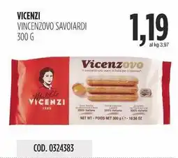 Carico Cash & Carry Vicenzi vincenzovo savoiardi offerta