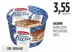Carico Cash & Carry Galbani santa lucia mascarpone offerta