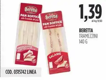 Carico Cash & Carry Beretta tramezzini offerta