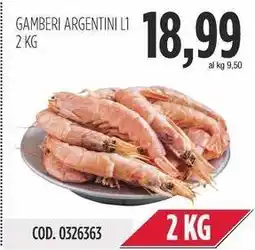 Carico Cash & Carry Gamberi argentini l1 offerta