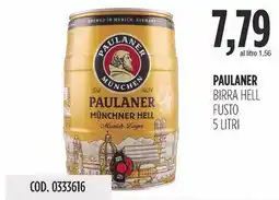 Carico Cash & Carry Paulaner birra hell fusto offerta