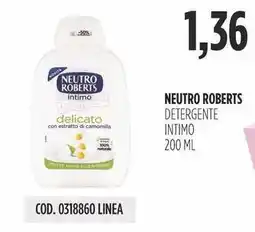 Carico Cash & Carry Neutro roberts detergente intimo offerta