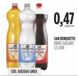 Carico Cash & Carry San benedetto bibite gassate offerta