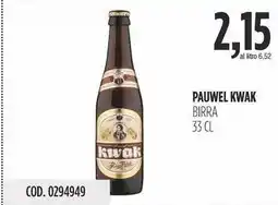 Carico Cash & Carry Pauwel kwak birra offerta