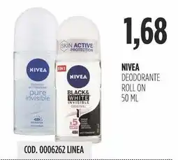Carico Cash & Carry Nivea deodorante roll on offerta