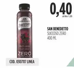 Carico Cash & Carry San benedetto succoso zero offerta