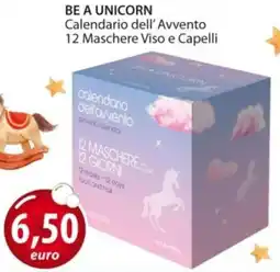 Acqua & Sapone BE A UNICORN Calendario dell' Avvento 12 Maschere Viso e Capelli offerta