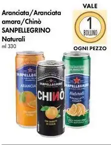 Galassia Aranciata/Aranciata amara/Chinò SANPELLEGRINO Naturali offerta
