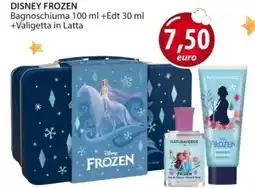 Acqua & Sapone DISNEY FROZEN Bagnoschiuma + Edt + Valigetta in Latta offerta