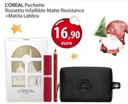 Acqua & Sapone L'OREAL Pochette Rossetto Infaillible Matte Resistance + Matita Labbra offerta