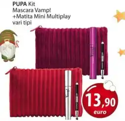 Acqua & Sapone PUPA Kit Mascara Vamp! +Matita Mini Multiplay offerta