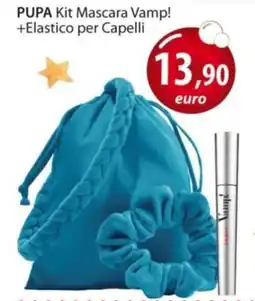 Acqua & Sapone PUPA Kit Mascara Vamp! +Elastico per Capelli offerta