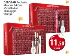 Acqua & Sapone DEBORAH Pochette Mascara 24 Ore + Smalto Gel + Omaggio offerta