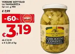 Bennet Verdure sott'olio LA VANGADIZZA offerta