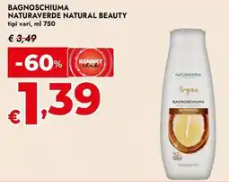 Bennet Bagnoschiuma naturaverde natural beauty offerta