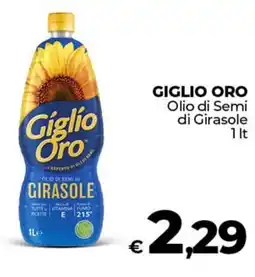 Ipercoop GIGLIO ORO Olio di Semi di Girasole offerta
