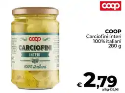 Ipercoop COOP Carciofini interi 100% italiani offerta