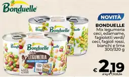 Ipercoop BONDUELLE Mix legumeria ceci, edamame, fagiolotti verdi/ ceci, fagioli rossi, bianchi e lima offerta