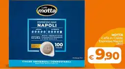 Ipercoop MOTTA Caffè in Cialde Espresso Napoli offerta