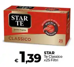 Ipercoop STAR Te Classico x25 Filtri offerta