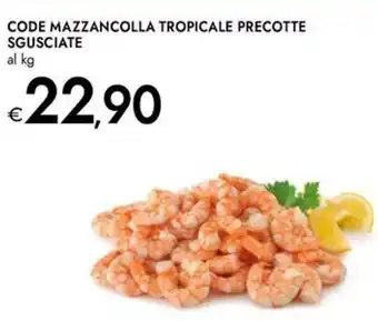 Bennet Code mazzancolla tropicale precotte sgusciate offerta