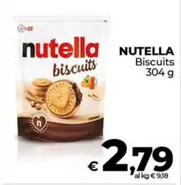 Ipercoop NUTELLA biscuits offerta