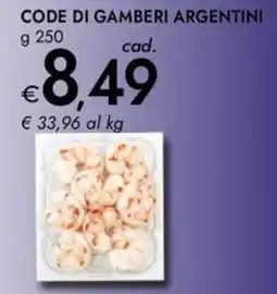 Bennet Code di gamberi argentini offerta