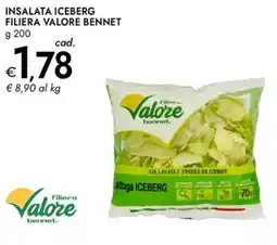 Bennet Insalata iceberg filiera VALORE BENNET offerta