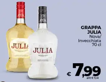 Ipercoop GRAPPA JULIA Nova/ Invecchiata offerta