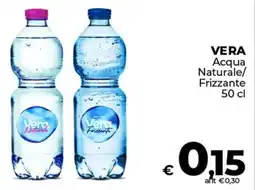 Ipercoop VERA Acqua Naturale/ Frizzante offerta